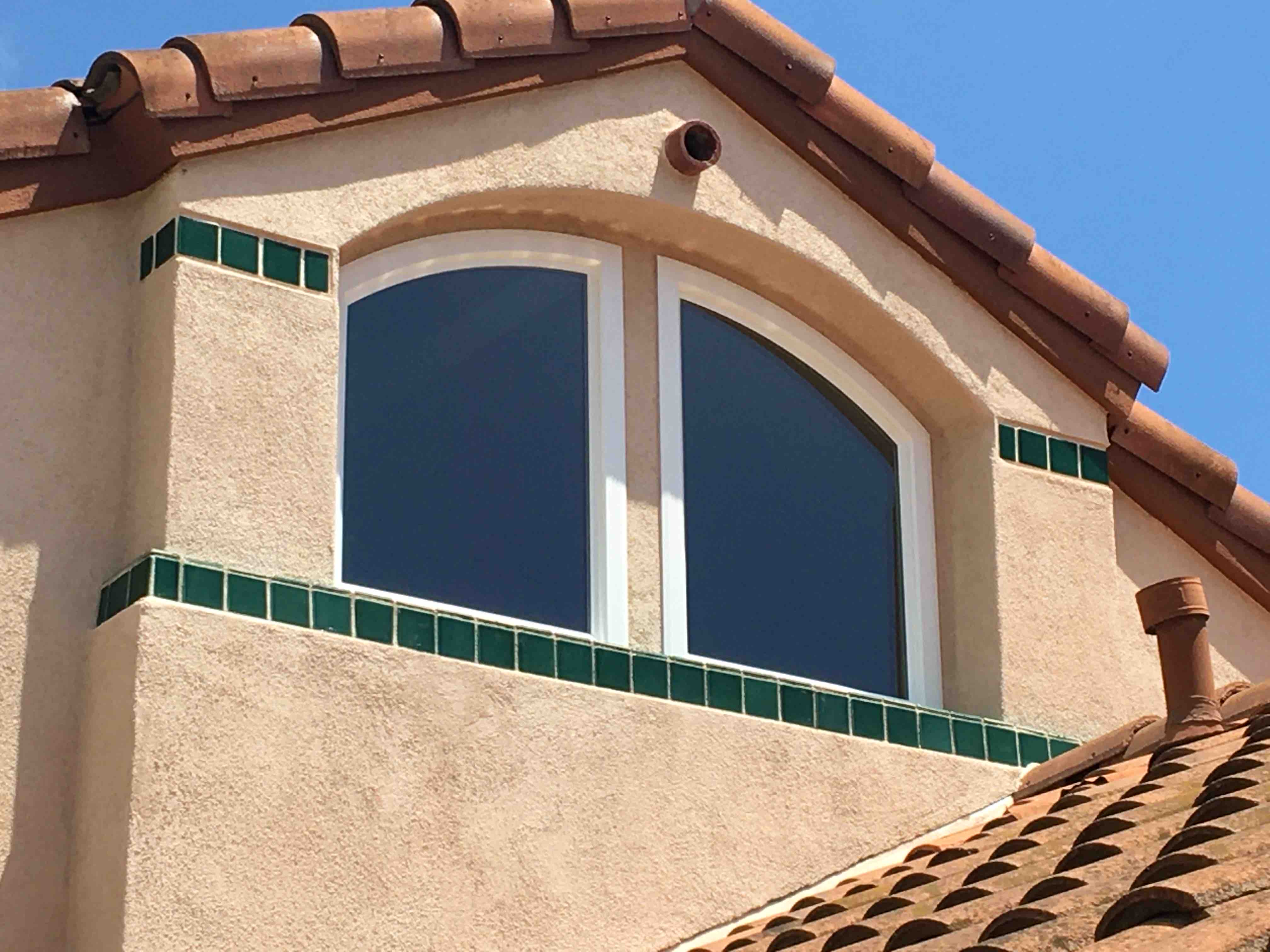 Double Arch Vinyl Windows